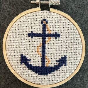 Nautical Anchor Cross Stitch